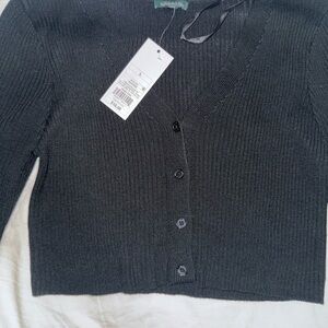 Wild Fable Crop Button Down Cardigan